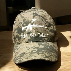 Camouflage 'Come and Take It' Cap
